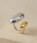 Solar ring silver&gold
