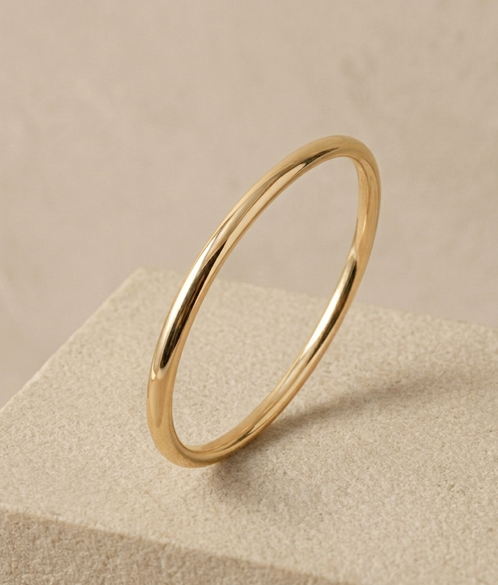 essential bangle gold